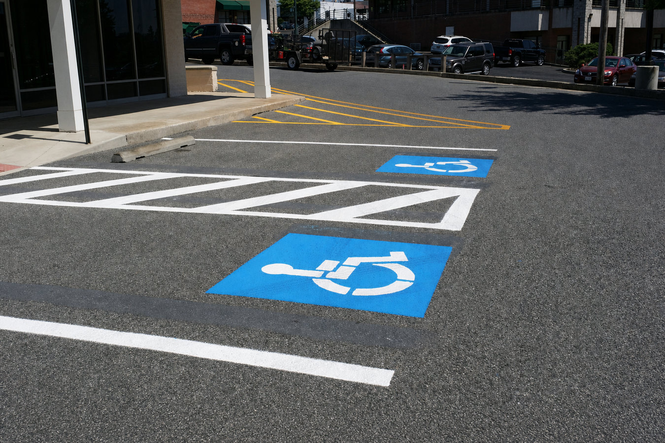 Parking lot maintenance